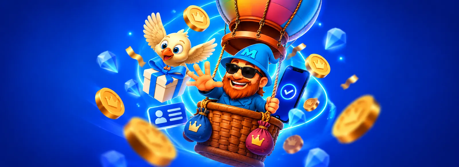 Magic365 Casino registration with welcome package